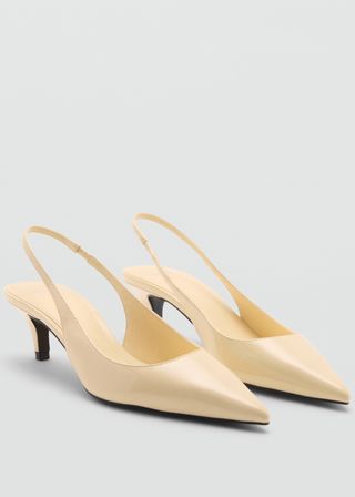 Slingback heel shoes