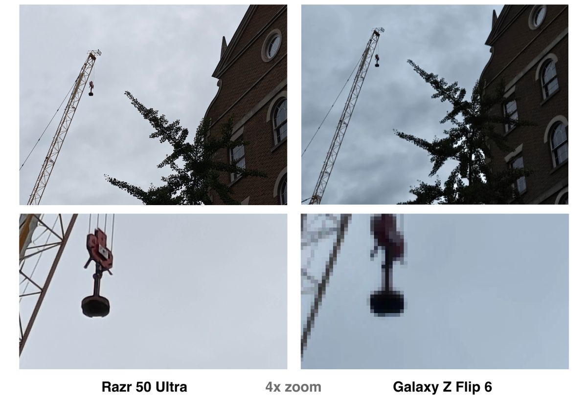 Photos taken on the Motorola Razr 50 Ultra and Samsung Galaxy Z Flip 6