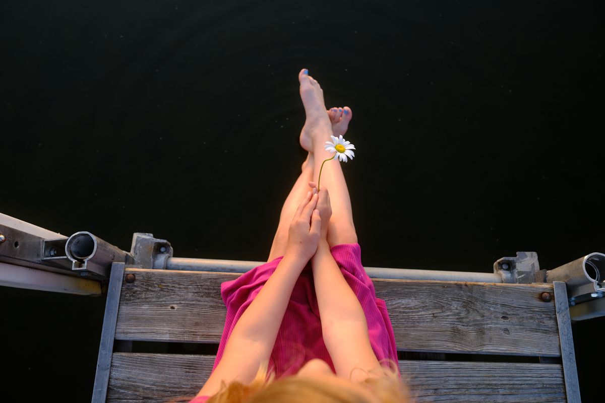 Lakeside summer portraits taken with the PolarPro CineGold, unedited JPEGs
