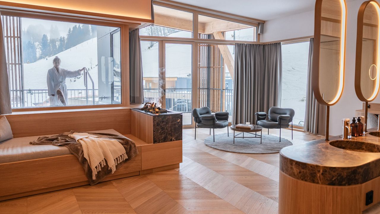 A suite at the Hotel Nesslerhof