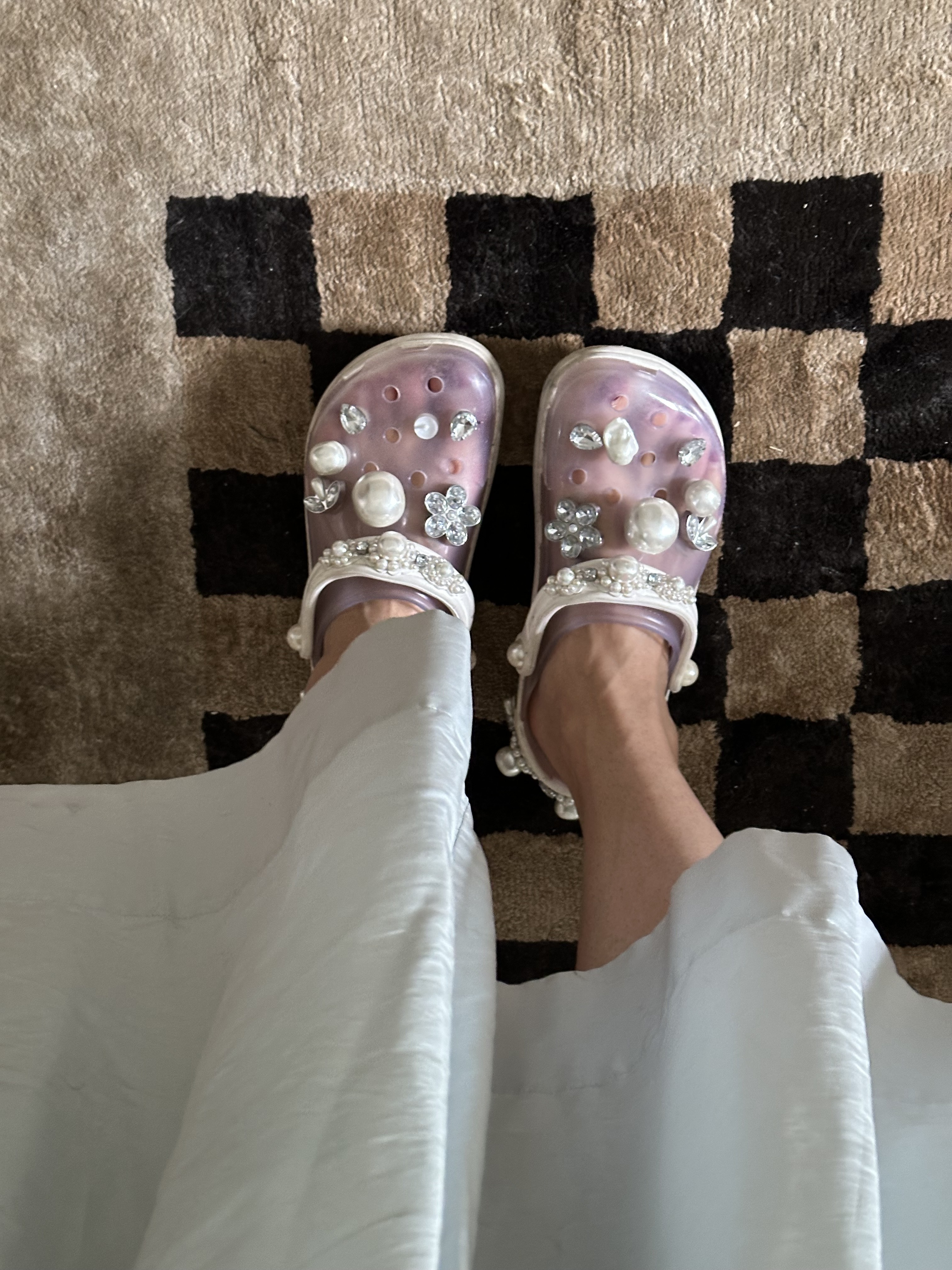 Simone Rocha clear crocs