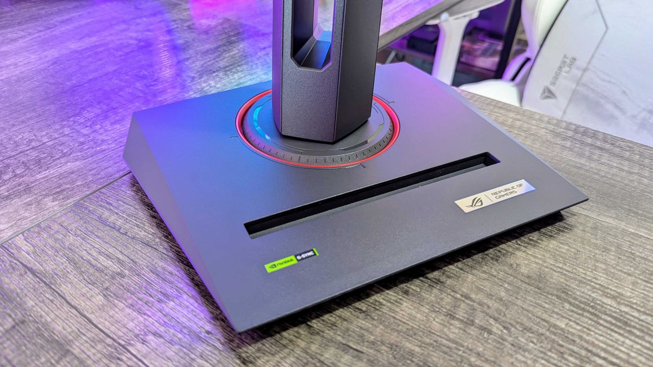 Image of the ASUS ROG Strix OLED 27 (XG27UCDMG) gaming monitor.
