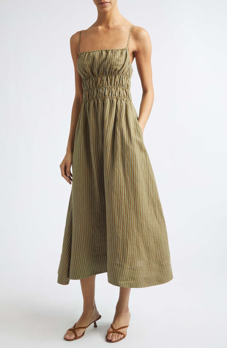 Ayla Linen Midi Sundress