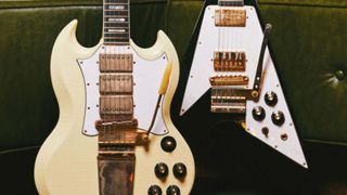 Gibson's Custom Jimi Hendrix SG Custom and Flying V models