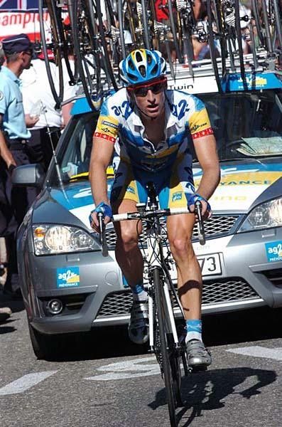 Martin Elmiger (Ag2r Pr&eacute;voyance) was in the break all day before settling into his own rhythm.