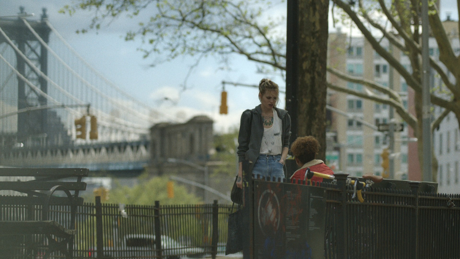 Abbey Lee as Anna in episode 102 of Black Rabbit.