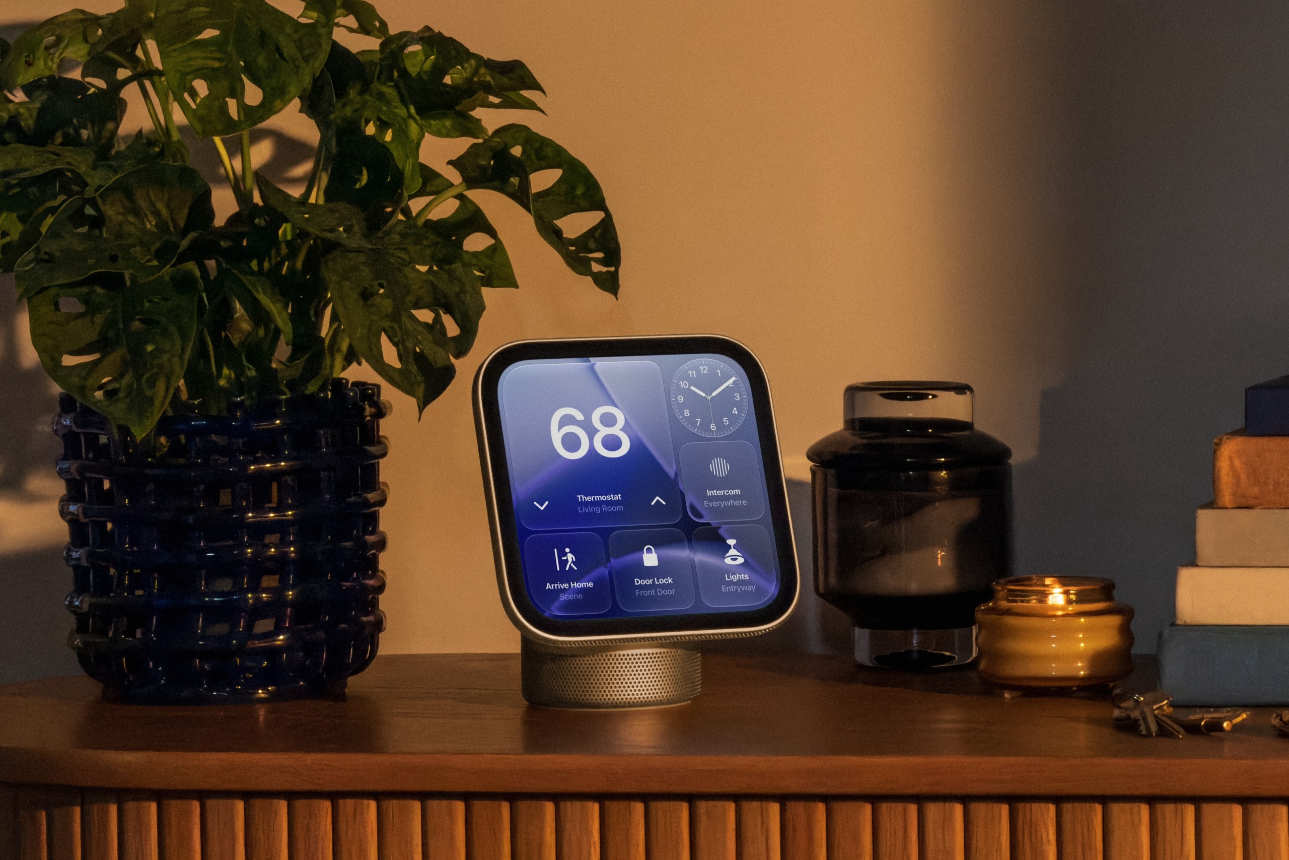 Apple homeview on a side