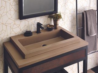 eco bathroom brown eco sink