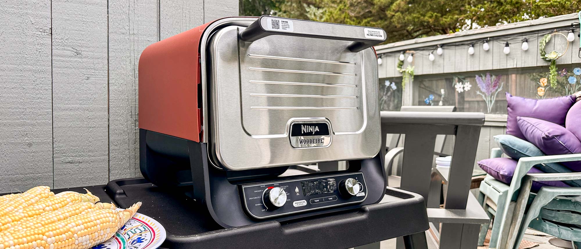 Ninja is launching its first outdoor appliance, the Woodfire Grill
