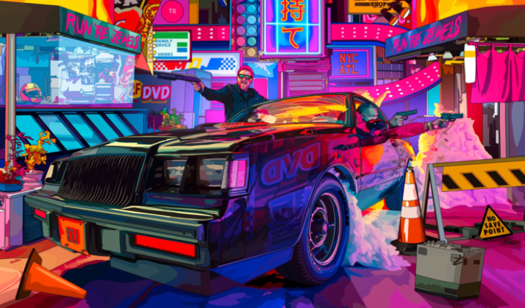 Art for Run the Jewels&#039; No Save Point.