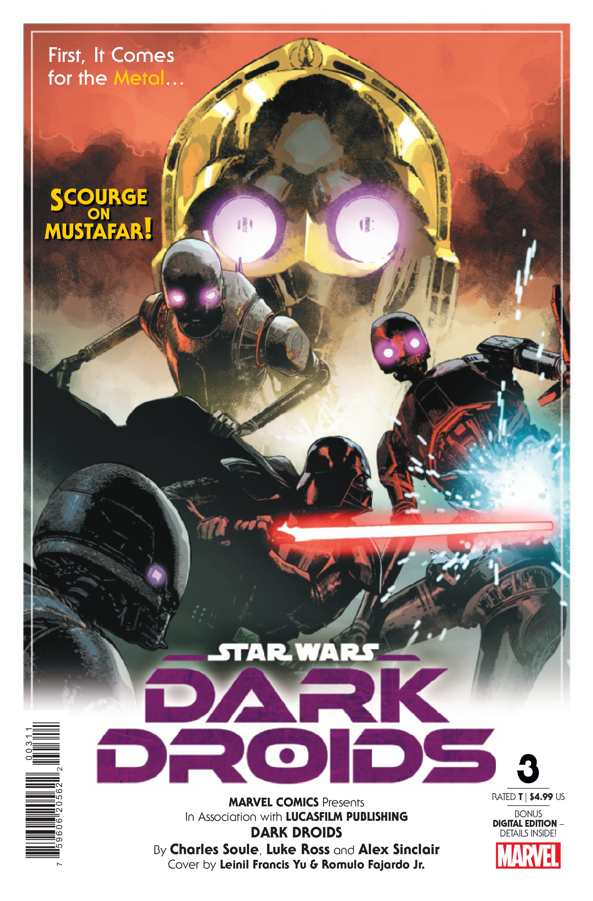 Cover für Star Wars: Dark Droid #3.