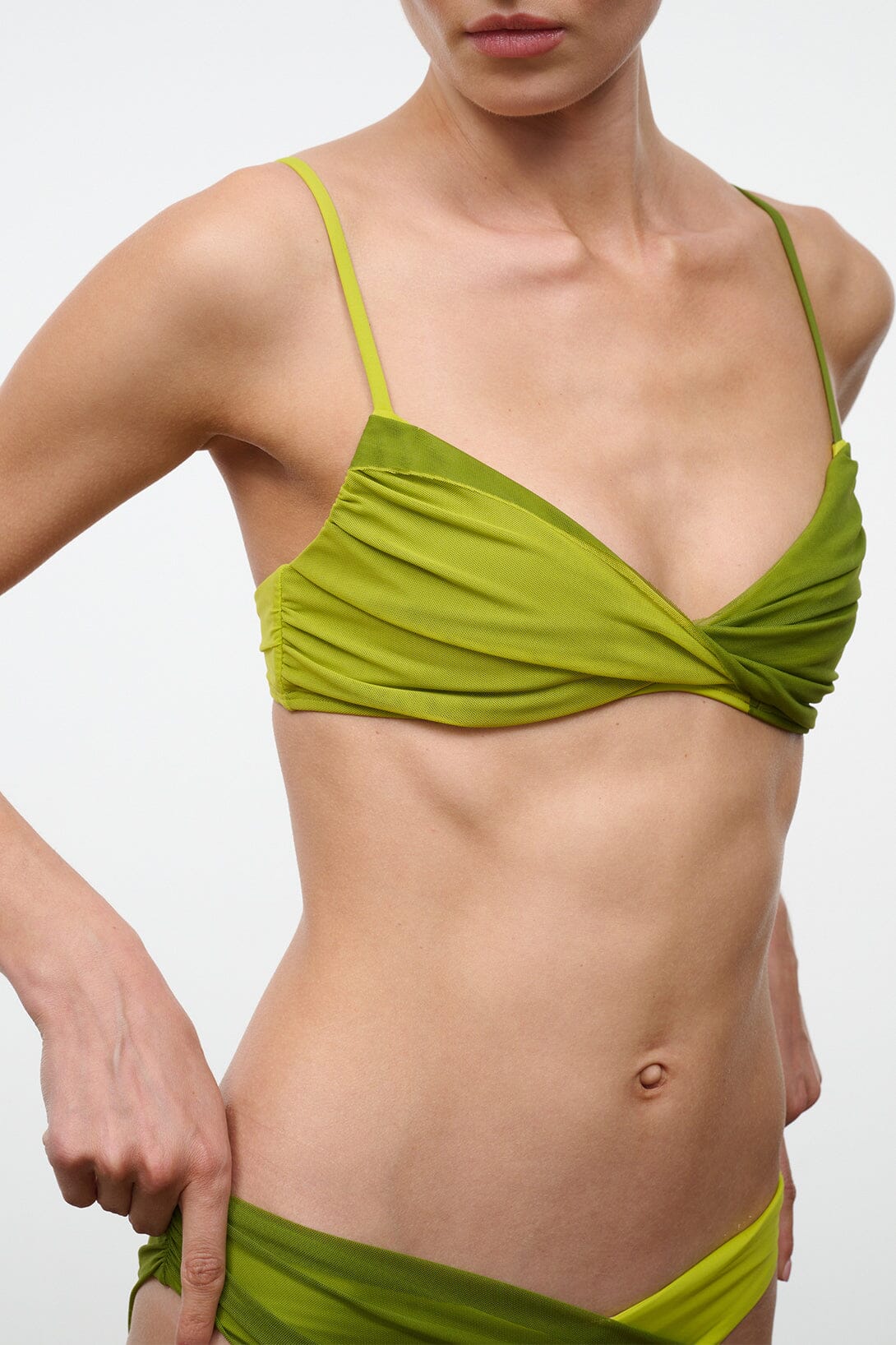 La Mer Bikini Top | Citron Pesto - Citron Pesto / Xs