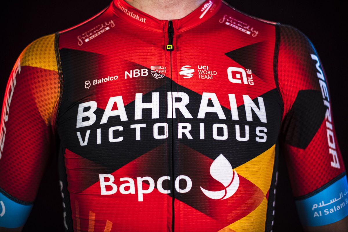 Bahrain Victorious 2023 kit