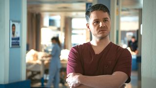 David Ames as Dominic Copeland in Holby City