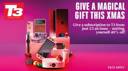 Give a magical gift this Xmas – give a subscription to T3 from just £3 an issue, netting yourself 40% off!