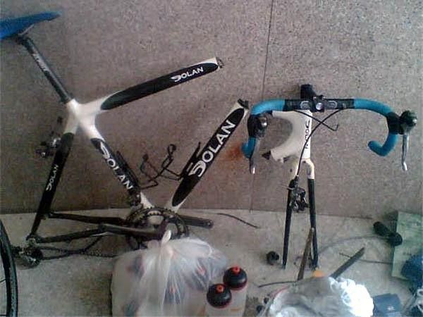Willy's 'foldable' bike.