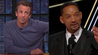 Seth Meyers and Will Smith