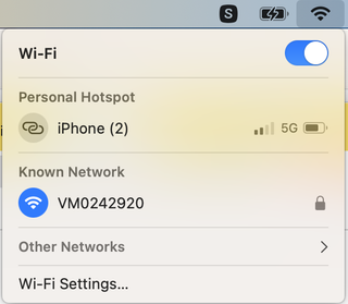 Toggle Wi-Fi on MacOS