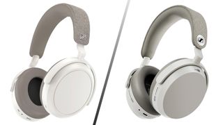 The Sennheiser Momentum 4 and 5 side by side. 