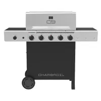Charbroil Performance Series 5-Burner Liquid Propane Gas Grill 1-Side Burner