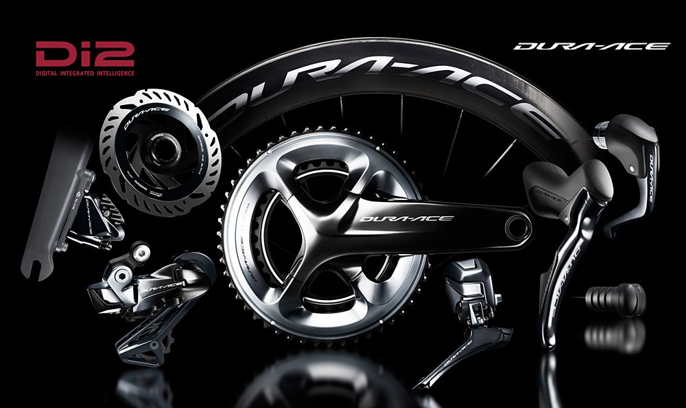 Shimano's Dura-Ace R9100 group with disc brake option