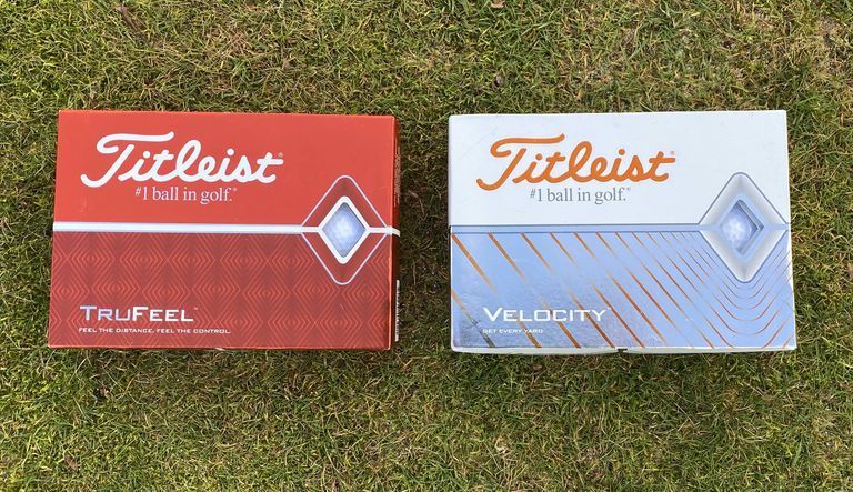Titleist TruFeel vs Titleist Velocity Golf Balls