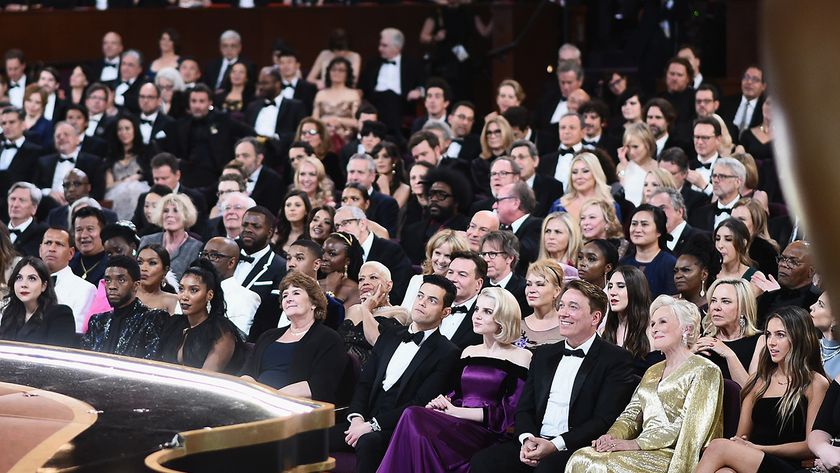 A crowd shot with Meryl Streep, Rami Malek, Chadwick Boseman and some random non-celebrities from the 2019 Oscars.