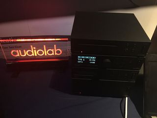 Audiolab's £399 CD transport (top) matches the M-DAC and Q-DAC