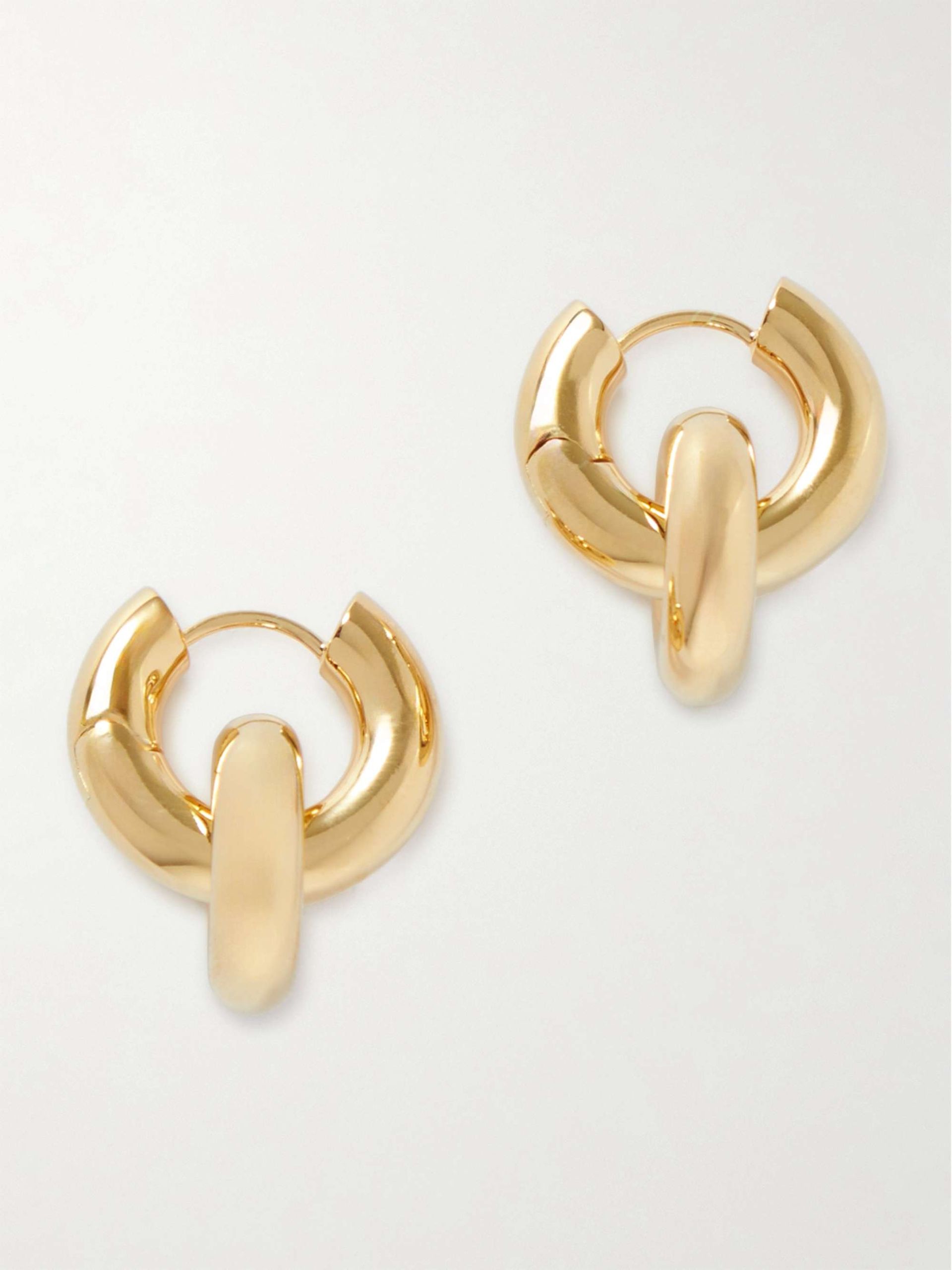 The Esther Gold-Plated Hoop Earrings