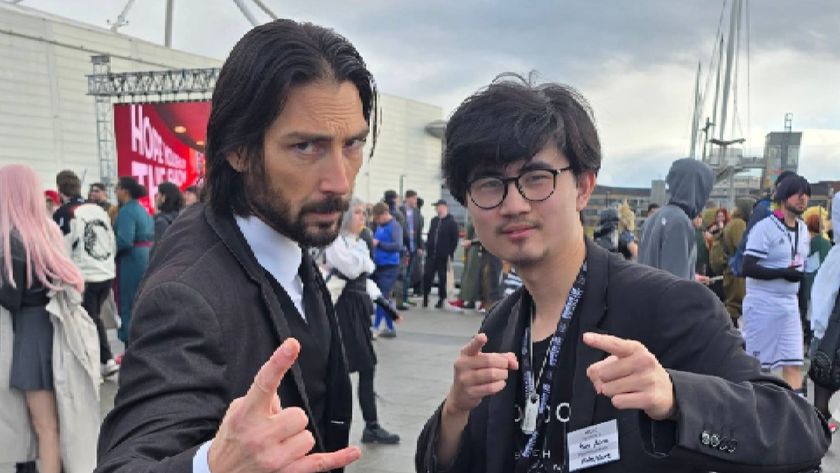 Keanu and Kojima at MCM Comic Con cosplays
