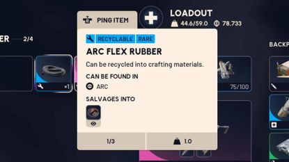 Arc Raiders flex rubber 