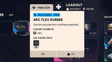 Arc Raiders flex rubber 