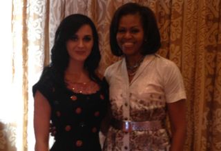 Katy Perry and Michelle Obama