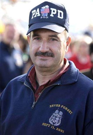 Former Port Authority police officer John McLoughlin, who became trapped under the rubble of the collapsed South Tower of the World Trade Center on Sept. 11.