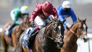 Jockey Oisin Murphy riding a horse ahead of the acclaimed documentary series Horsepower