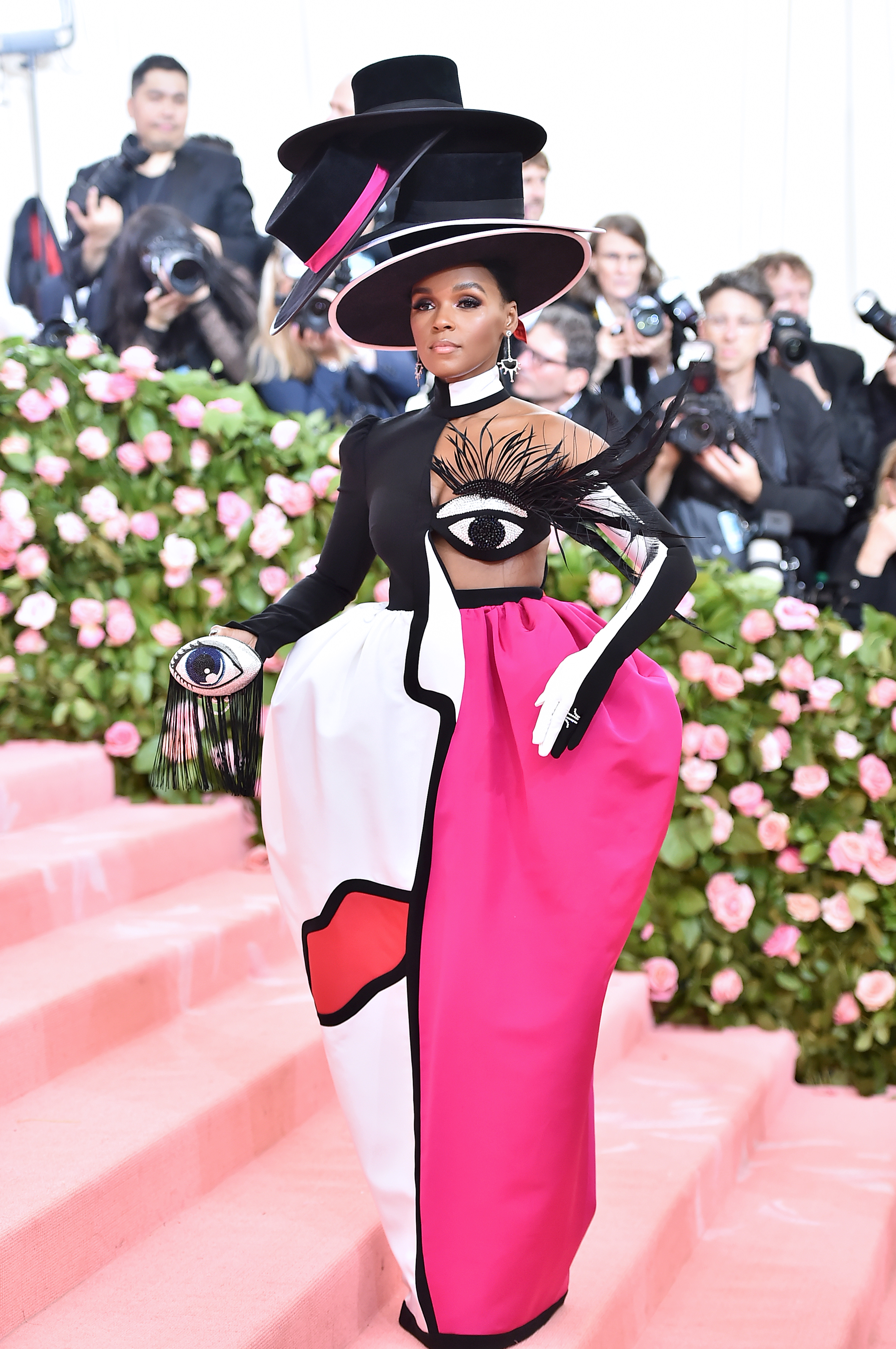 Images of celebrities at the Met Gala in the 2010s.