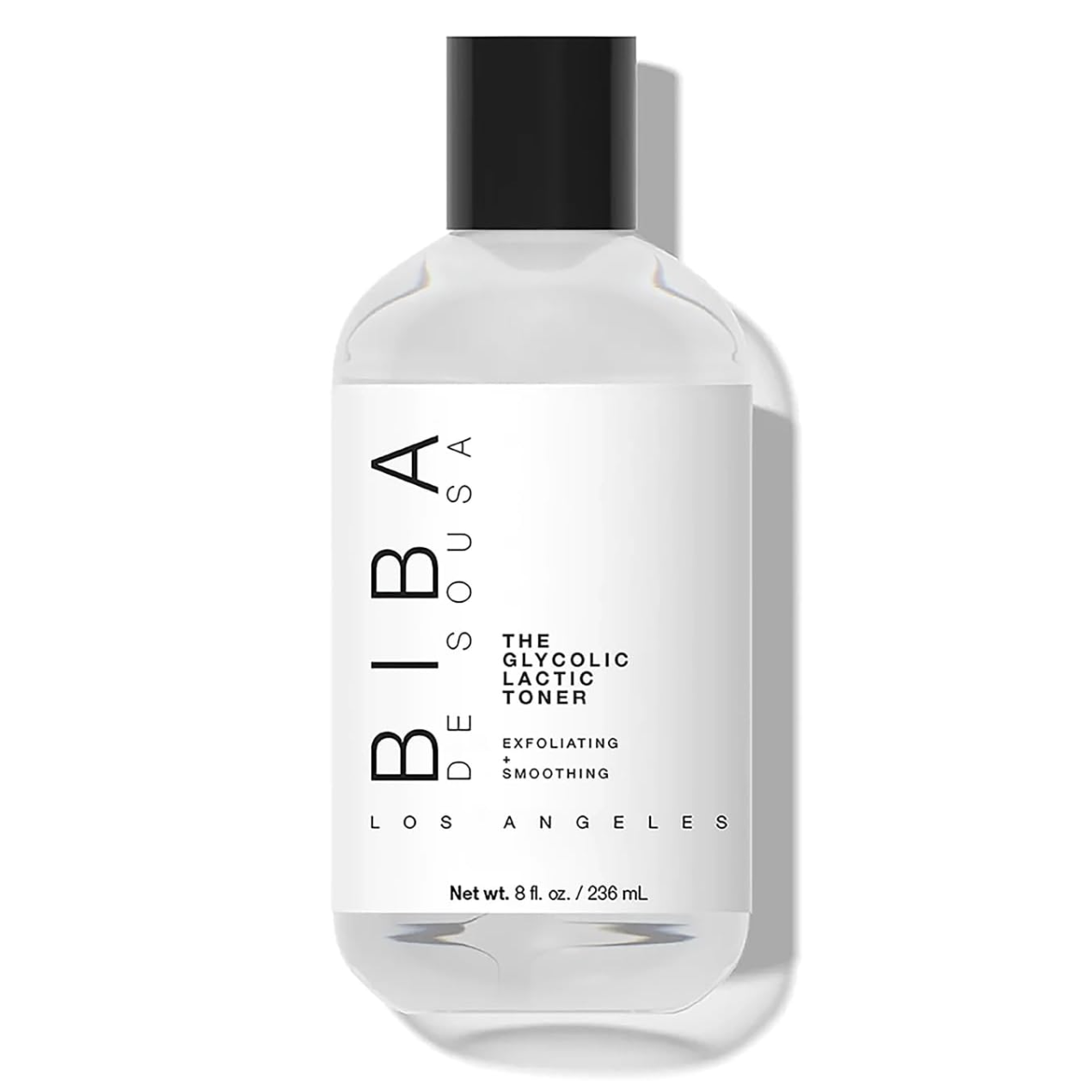 Biba De Sousa the Glycolic Lactic Toner - Exfoliating Toner With Aha, Hyaluronic Acid, and Aloe Vera - Illuminates Skin Complexion Without Excessive Drying (8 Oz)