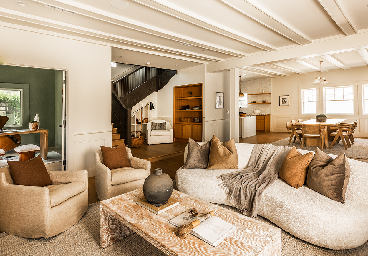 Inside of a Craftsman home in Los Angeles