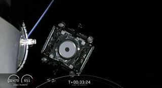 SpaceX successfully deploys the JCSAT-18/Kacific1 communications satellite into orbit from a Falcon 9 rocket upper stage on Dec. 16, 2019.