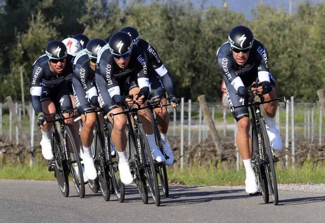 Omega Pharma-QuickStep put in a hugely impressive team time trial effort.