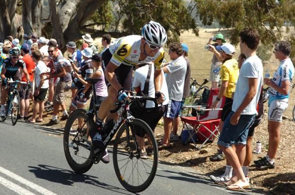 Jack Bobridge (Team Garmin-Cervelo) in the Australian road champion's jersey