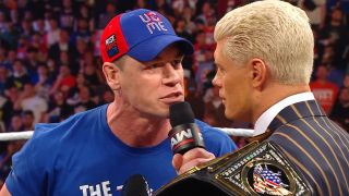 John Cena confronts Cody Rhodes ahead of their WWE WrestleMania 41 match.