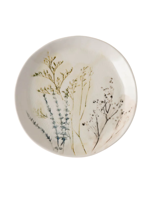 Pressed Floral Plate