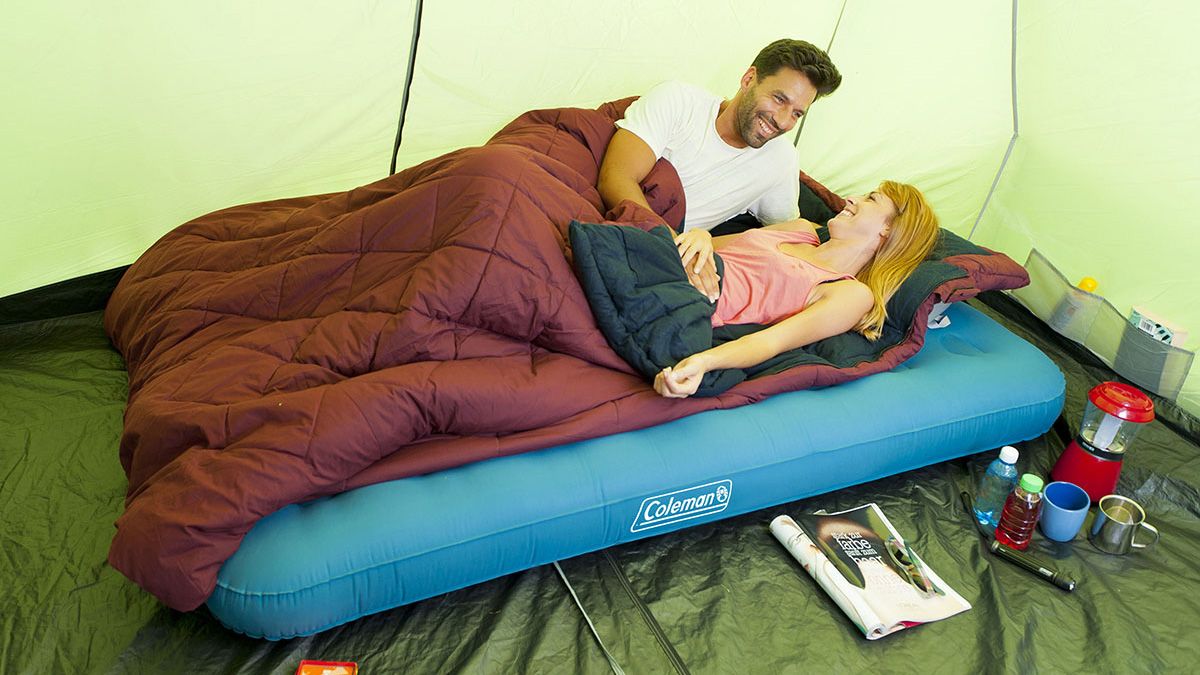 x bed camping mattress