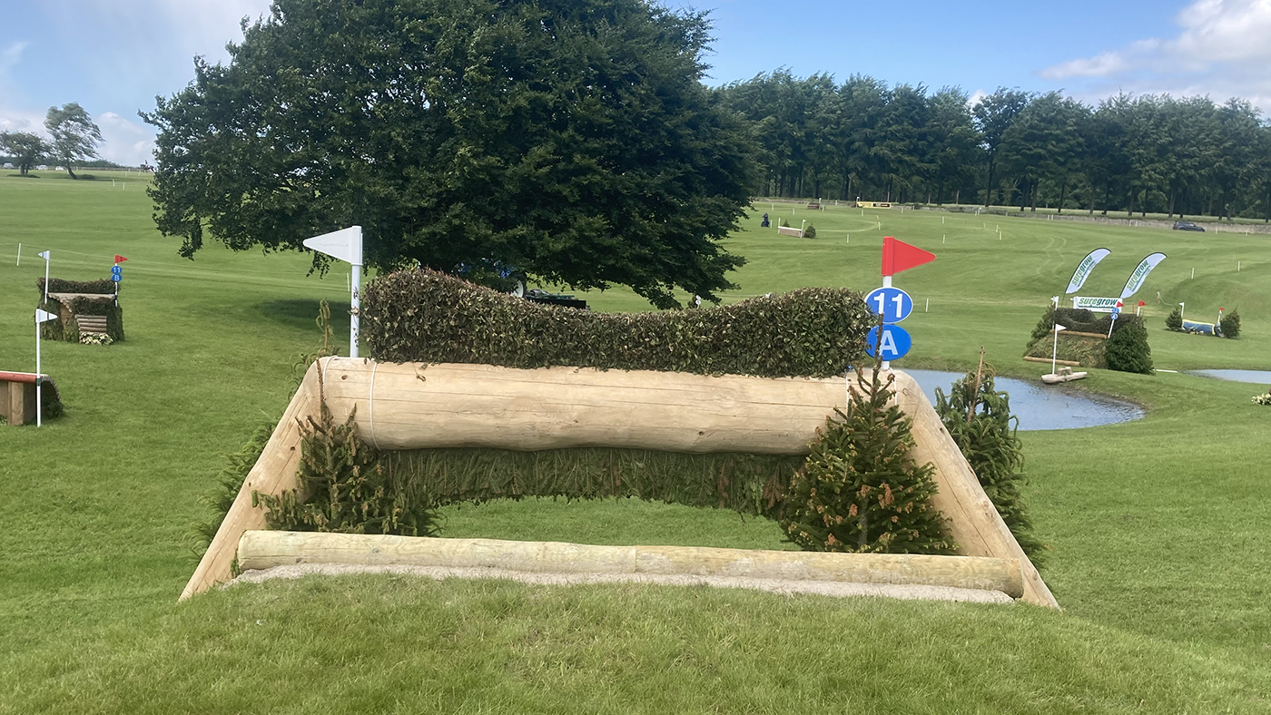 Bramham Horse Trials cross-country course fence 11a