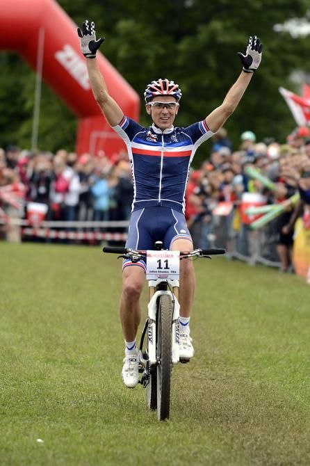 Julien Absalon (France) wins the European cross country title