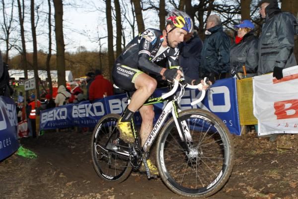 Tim Johnson (Cannondale-Cyclocrossworld) in Hoogerheide