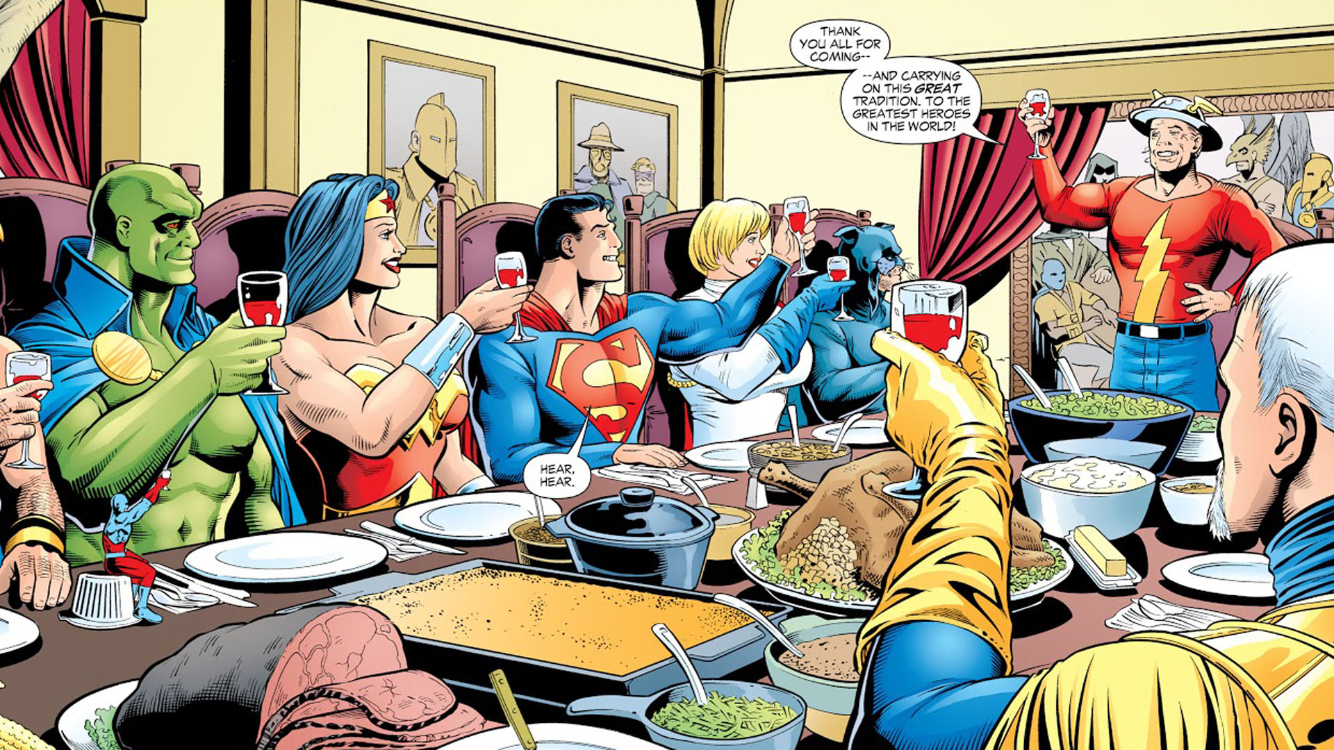 The weirdest comic characters to have over for Thanksgiving dinner ...