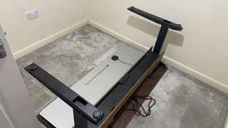 A walnut Grovemade desk