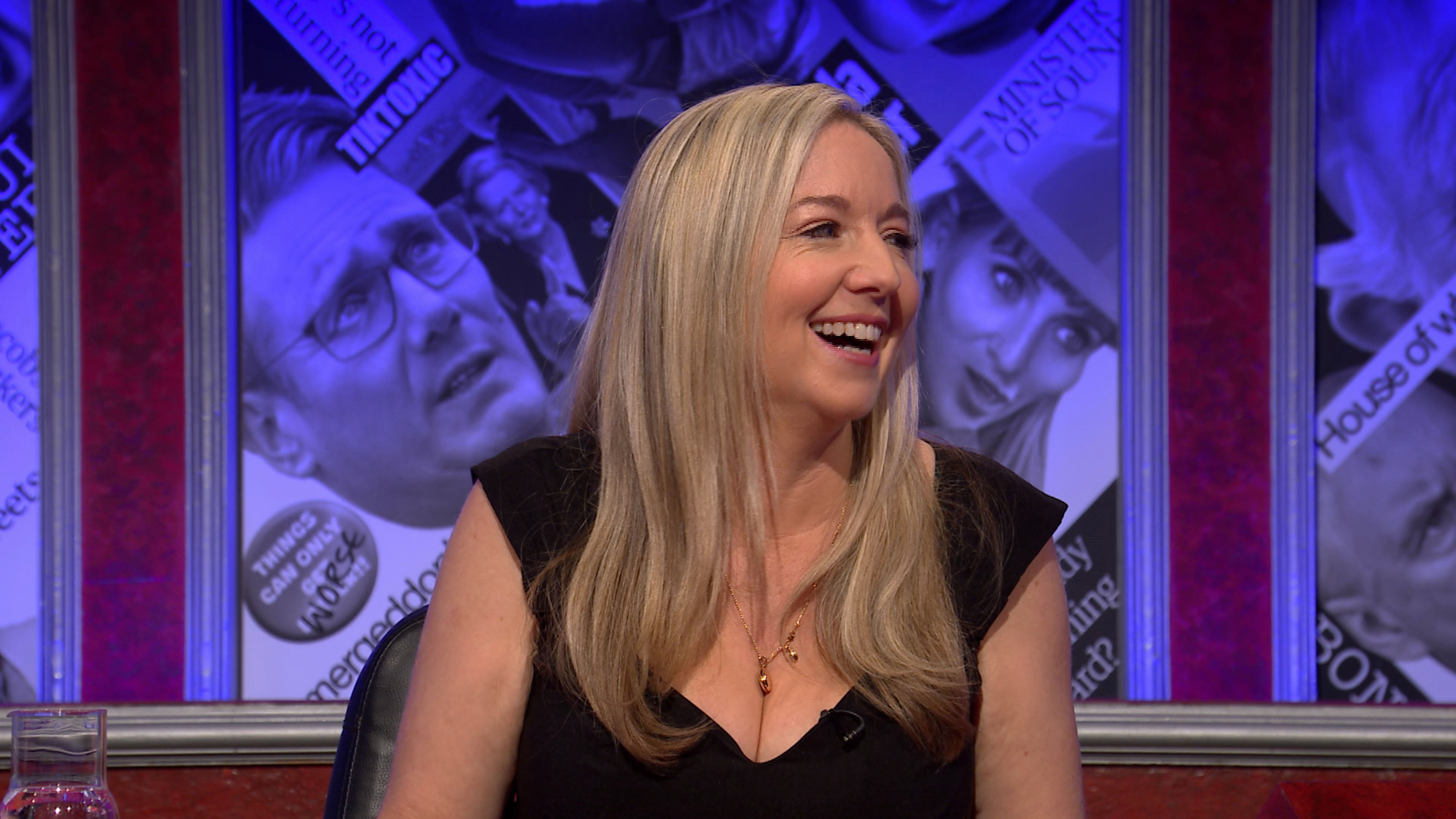Victoria Coren-Mitchell on HIGNFY in November 2024 for series 68.